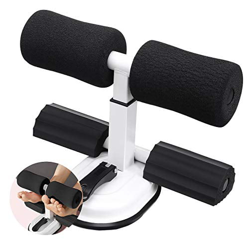 Slimerence Upgraded Sit Up Floor Bar Portable Adjustable Sit Up Equipment Sit Up Assistant Device with Strong Suction Cup for Home Fitness Abdominal Muscle Exercise 